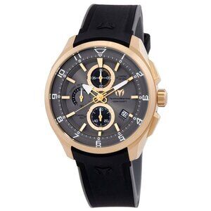 NWT Authentic Technomarine OCEAN Chronograph Quartz Grey Dial Men's Watch